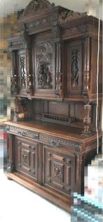 eikenhouten kast, Ophalen, 100 tot 150 cm, Eikenhout, Zo goed als nieuw