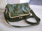 Sticks and stones Cannes bag groen leren tas als nieuw, Sieraden, Tassen en Uiterlijk, Ophalen of Verzenden, Zo goed als nieuw