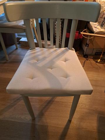 Lichtblauwe eettafestoelen 6x beschikbaar voor biedingen