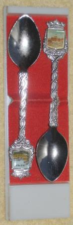 Tl313 -- theelepeltjes rome 2 stuks in doosje, Huis en Inrichting, Ophalen of Verzenden, Nieuw, Rvs of Chroom