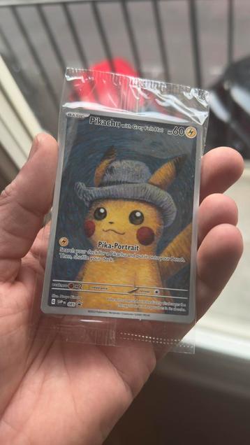 Pokemon Pikachu van Gogh - Grey Felt Hat Nieuw in seal beschikbaar voor biedingen