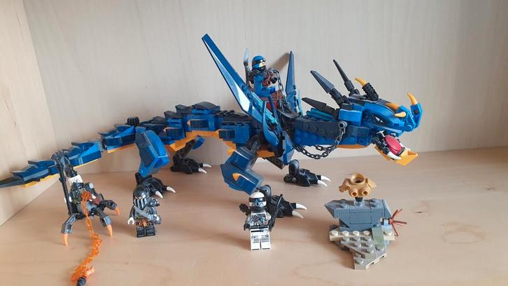 Lego Ninjago Jay's Elementaire Draak 70602, Kinderen en Baby's, Speelgoed | Duplo en Lego, Zo goed als nieuw, Lego, Complete set