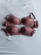 2 bh's HEMA 85C roze met kant, Hema, Ophalen of Verzenden, Roze, BH