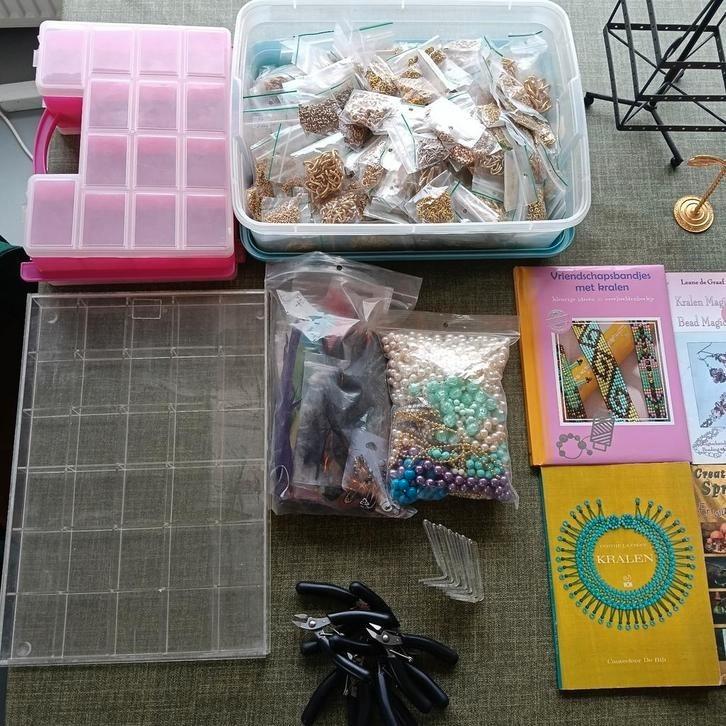 Grote Sieraden Maak Set, Hobby en Vrije tijd, Kralen en Sieraden maken, Gebruikt, Overige typen, Ophalen of Verzenden