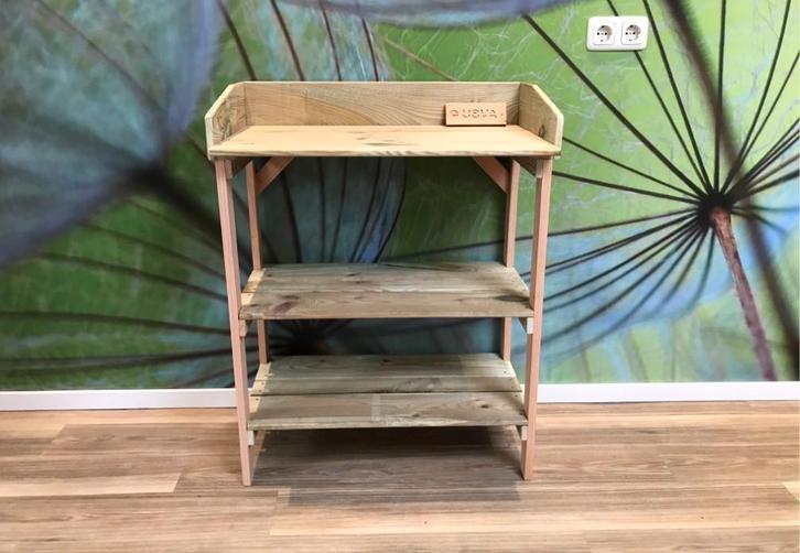 Oppottafels 70 en 100 cm breed geïmpregneerd tuinhout, Tuin en Terras, Overige Tuin en Terras, Nieuw, Ophalen of Verzenden