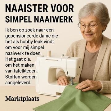Naaister gezocht  beschikbaar voor biedingen