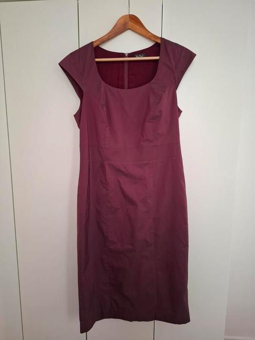 Paars rode Vera Mont jurk, maat 38, Kleding | Dames, Jurken, Zo goed als nieuw, Maat 38/40 (M), Paars, Onder de knie, Ophalen of Verzenden