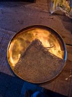 Koperen schaal, Ophalen of Verzenden, Rond, Overige materialen