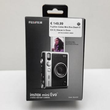 Fujifilm Instax Mini Evo Zwart C EX D | Nieuw in Doos beschikbaar voor biedingen