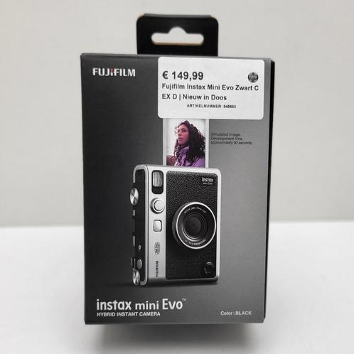 Fujifilm Instax Mini Evo Zwart C EX D | Nieuw in Doos, Audio, Tv en Foto, Fotocamera's Digitaal, Nieuw
