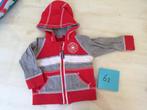 Lief! Stoer vestje maat 62, Ophalen of Verzenden, Zo goed als nieuw, Jongetje, Truitje of Vestje