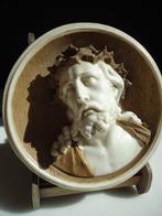 antiek porselein tondo's FAUX-BOIS Jezus Maria c1800 France, Antiek en Kunst, Antiek | Porselein, Ophalen