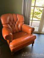 Lederen fauteuil, Huis en Inrichting, Fauteuils, Ophalen, Gebruikt, 75 tot 100 cm, Leer