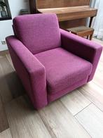 fuchsia roze fauteuil, Huis en Inrichting, Ophalen, Gebruikt, Overige kleuren, Eén