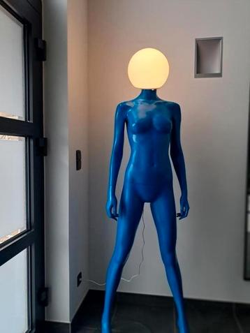 Unieke kunstzinnige etalagepop paspop lamp, Hans Boodt  beschikbaar voor biedingen