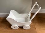 Houten Poppenwagen met Corolle Pop en Accessoires, Kinderen en Baby's, Speelgoed | Poppen, Ophalen, Gebruikt, Babypop