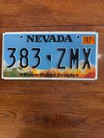 Nevada Kentekenplaat - 383-ZMX, Verzamelen, Ophalen of Verzenden
