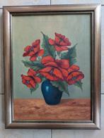 Tk fraai oud schilderij gesigneerd mooie bronskleurige lijst, Ophalen