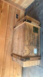 Legerkist, Huis en Inrichting, Woonaccessoires | Kisten, Ophalen, Gebruikt, 50 tot 100 cm, Minder dan 50 cm