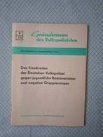 Basiskennis van de Volkspolitie, Ophalen of Verzenden, Overige soorten, Duitsland, Boek of Tijdschrift