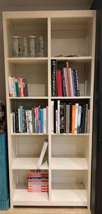 Modern landelijke stevige witte boekenkast, Huis en Inrichting, Kasten | Boekenkasten, Ophalen, Met plank(en), Gebruikt, 200 cm of meer