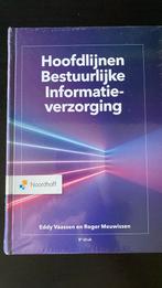 Hoofdlijnen bestuurlijke informatieverzorging (in folie), Roger Meuwissen; Eddy Vaassen, Ophalen of Verzenden, Management, Zo goed als nieuw