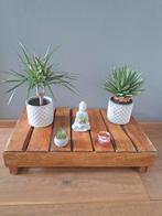 🌸 HOUTEN KRAT KIST DIENBLAD BROODKRAT DECORATIE BUFFET, Ophalen of Verzenden, Zo goed als nieuw, Rechthoekig, Hout