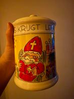 Vintage blond Sinterklaas Voorraadpot met Deksel, Gebruikt, Overige typen, Ophalen of Verzenden, Overige stijlen