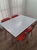 Vintage formica keukenstoelen met tafel, Ophalen