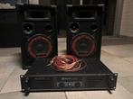 Passieve speakers met versterker - Max Xen3508, Ophalen, Gebruikt, Audio