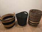 Set van 3 wasmanden, Huis en Inrichting, Woonaccessoires | Schalen en Manden, Gebruikt, Mand, Rond, Ophalen of Verzenden