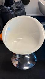 Witte draaistoel, Ophalen of Verzenden, Gebruikt