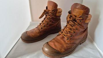 Palladiums cognac leren schoenen mt 38 mooie staat  beschikbaar voor biedingen