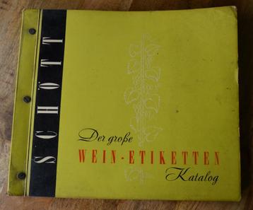 “Grote catalogus van wijnetiketten Etiketten voor Duitse en  beschikbaar voor biedingen