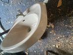 Vintage jaren 70 wasbak met kraan, Ophalen, Gebruikt, 50 tot 100 cm, Minder dan 100 cm