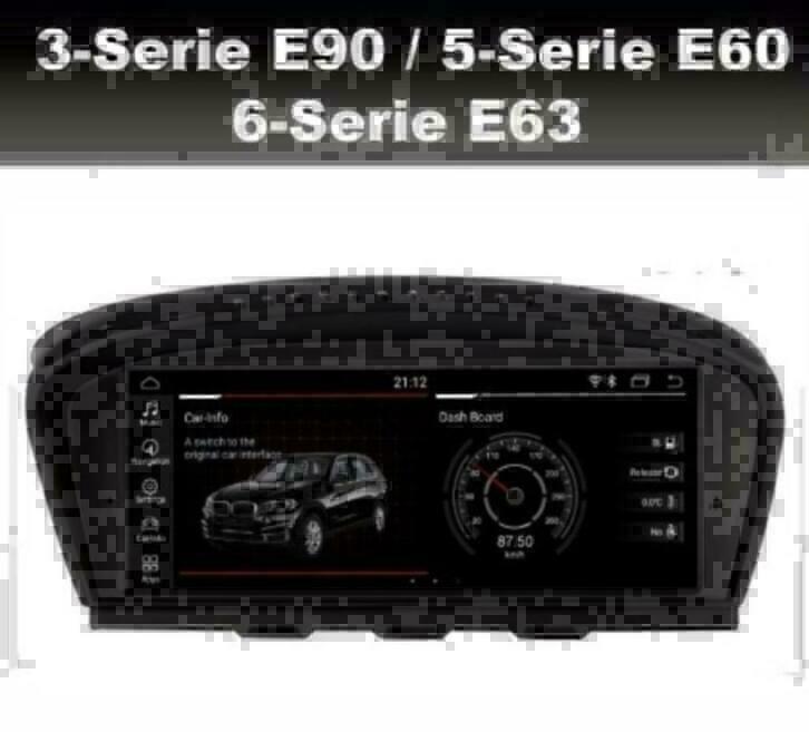 BMW E63 E64 6-serie android 9.0 wifi navigatie dab+ carplay, Auto diversen, Autoradio's, Nieuw, Ophalen of Verzenden