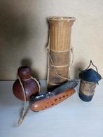 Afrikaans/Aziatisch kalebassen/kokers. Pr.p/st vanaf, Antiek en Kunst, Ophalen of Verzenden