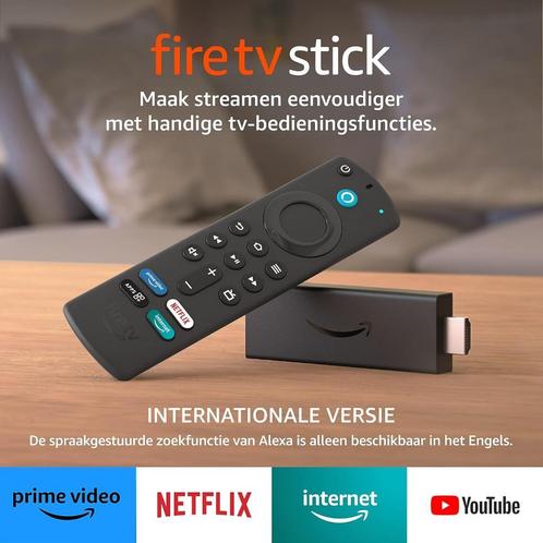 Fire TV Stick International Version with Alexa Voice Remote, Audio, Tv en Foto, Mediaspelers, Nieuw, Minder dan 500 GB, HDMI, Ophalen of Verzenden