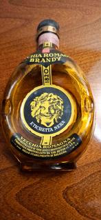 Asbak geperst glas in de vorm van fles Vecchia Brandy, Ophalen of Verzenden, Zo goed als nieuw