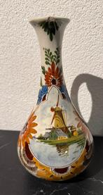 polychroom vaas 9/1 Iris Gouda Holland 23 cm goudsplateel, Antiek en Kunst, Ophalen of Verzenden