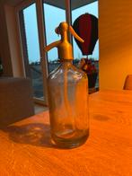 Vintage Soda Siphon Fles, Gebruikt, Overige kleuren, Ophalen of Verzenden, Glas