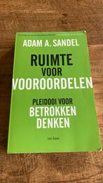Ruimte voor vooroordelen Pleidooi voor betrokken denken, Ophalen of Verzenden, Gelezen, Adam A. Sandel
