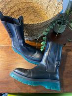 Copenhagen Studio zwarte leren laarzen groen zool mt41 izgst, Hoge laarzen, Copenhagen Studios, Zwart, Ophalen of Verzenden