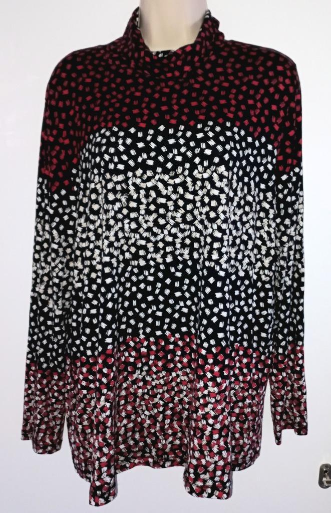 Gollehaug top maat 46, Kleding | Dames, Grote Maten, Zo goed als nieuw, Shirt of Top, Rood, Ophalen of Verzenden