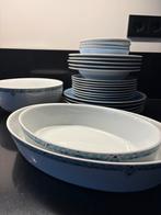 AH Arzberg Merison servies blauwe rand 25 delig, Ophalen of Verzenden, Zo goed als nieuw, Overige stijlen, Porselein