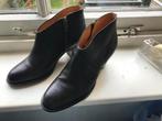 Bijna nwe FdlB laarsjes, mt 37 donker chocolade bruin. Leer, Kleding | Dames, Schoenen, Verzenden, Zo goed als nieuw, Bruin