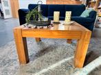 Prachtige zware kwaliteit teakhouten salontafel, Ophalen, Gebruikt, 50 tot 100 cm, 50 tot 100 cm
