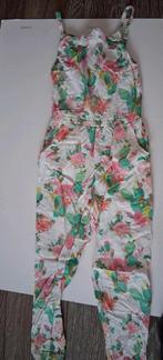 zomers  jumpsuit/tuinbroek gebloemd maat 128 (H&M), Meisje, H&M, Ophalen of Verzenden, Overige typen