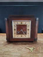 vintage antieke artdeco Amsterdamse school pendule-klok, Ophalen of Verzenden