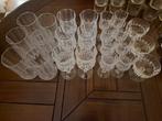 Kristal glazen, antiek, o.a. Cristal d'Arc Long Champ, Verzamelen, Glas en Borrelglaasjes, Ophalen of Verzenden, Gebruikt, Overige typen